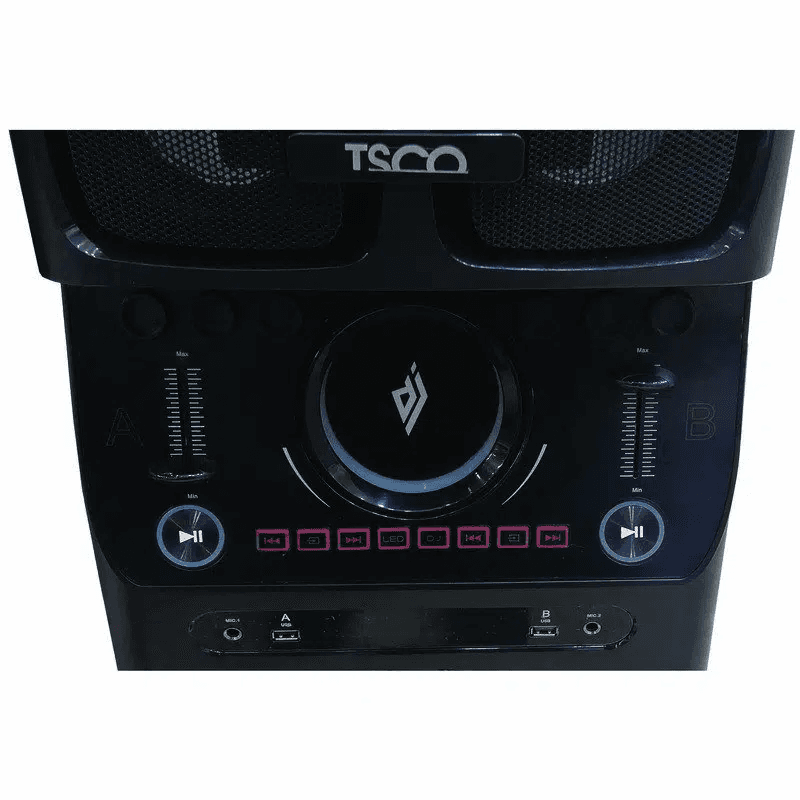 اسپیکر دی جی تسکو TSCO مدل TS 1020DJ (140 وات RMS، دو سابووفر 10 اینچ) — تصویر ۴