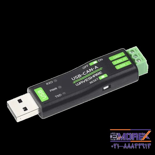 مبدل صنعتی ویوشیر | WAVESHARE مدل USB-CAN-A