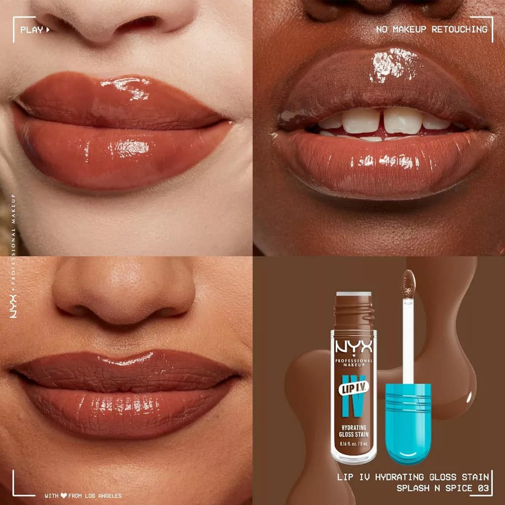 سرم لیپ گلاس آبرسان نیکس مدل lip iv — تصویر ۳