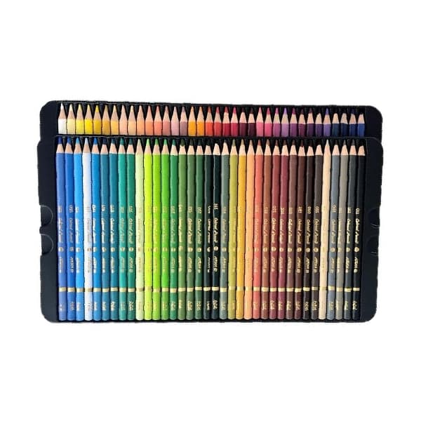 مداد رنگی 72 رنگ جعبه فلزی حرفه ای آریا مدل Artist کد 3905-3934 — تصویر ۲