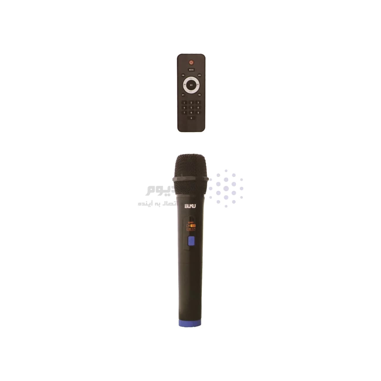 اسپیکر بی سیم BUKU مدل BS-079 – مشکی – MMS — تصویر ۲