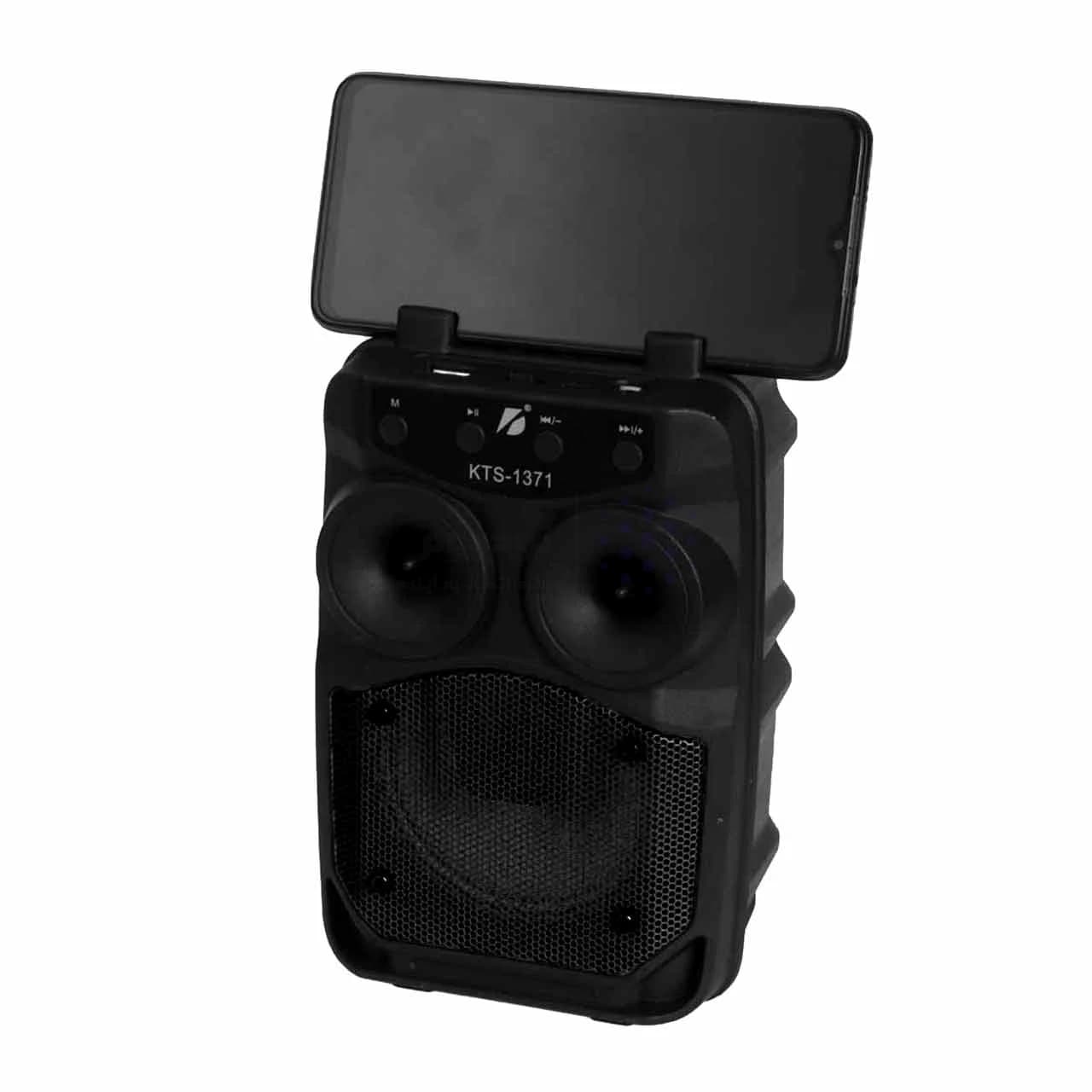 اسپیکر5W بی سیم BIG SOUND مدل KTS-1371 – مشکی — تصویر ۴