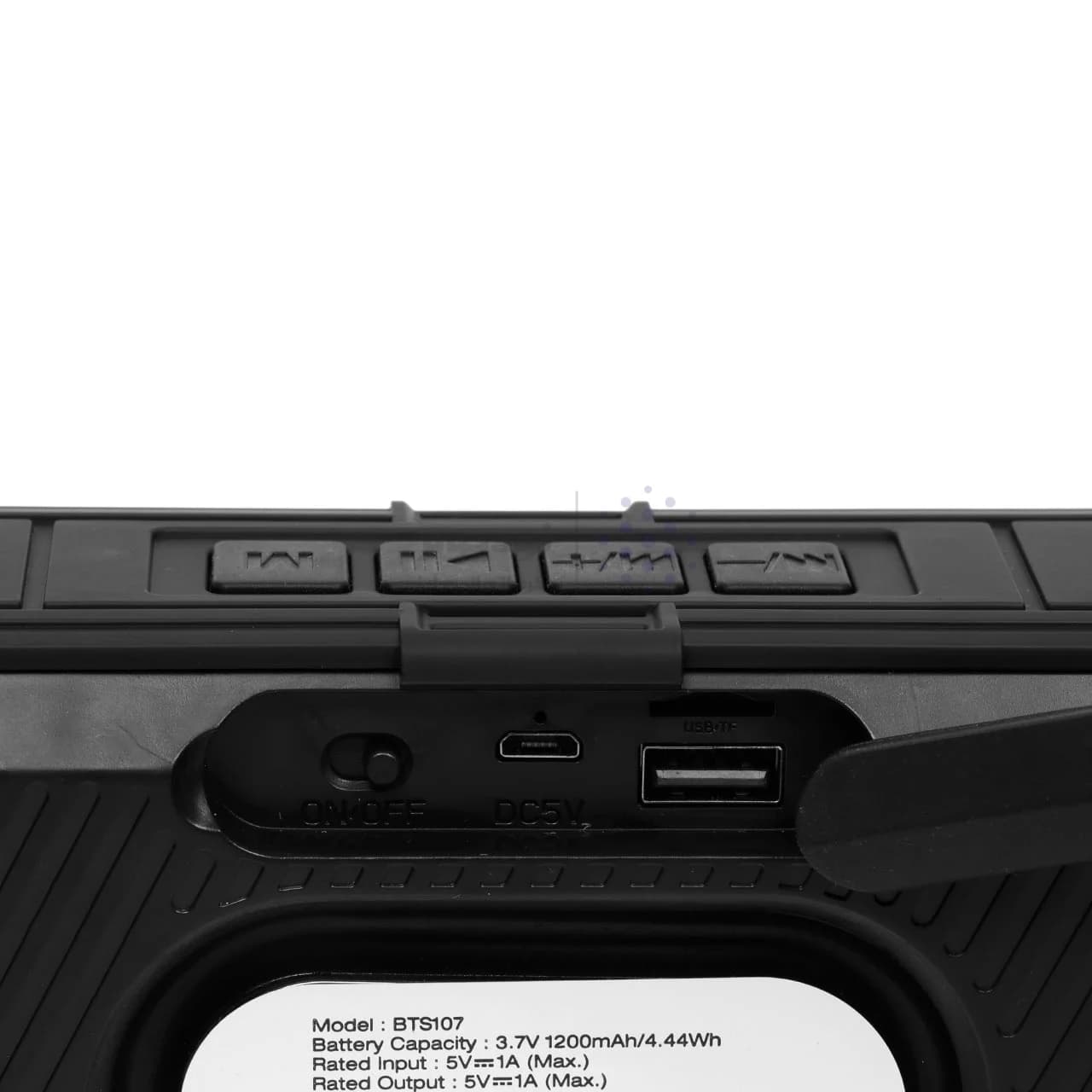 اسپیکر بلوتوثی Energizer مدل BTS107 – مشکی — تصویر ۶