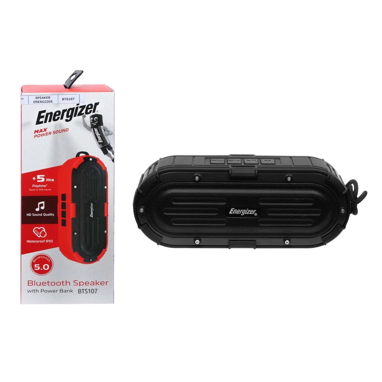 اسپیکر بلوتوثی Energizer مدل BTS107 – مشکی