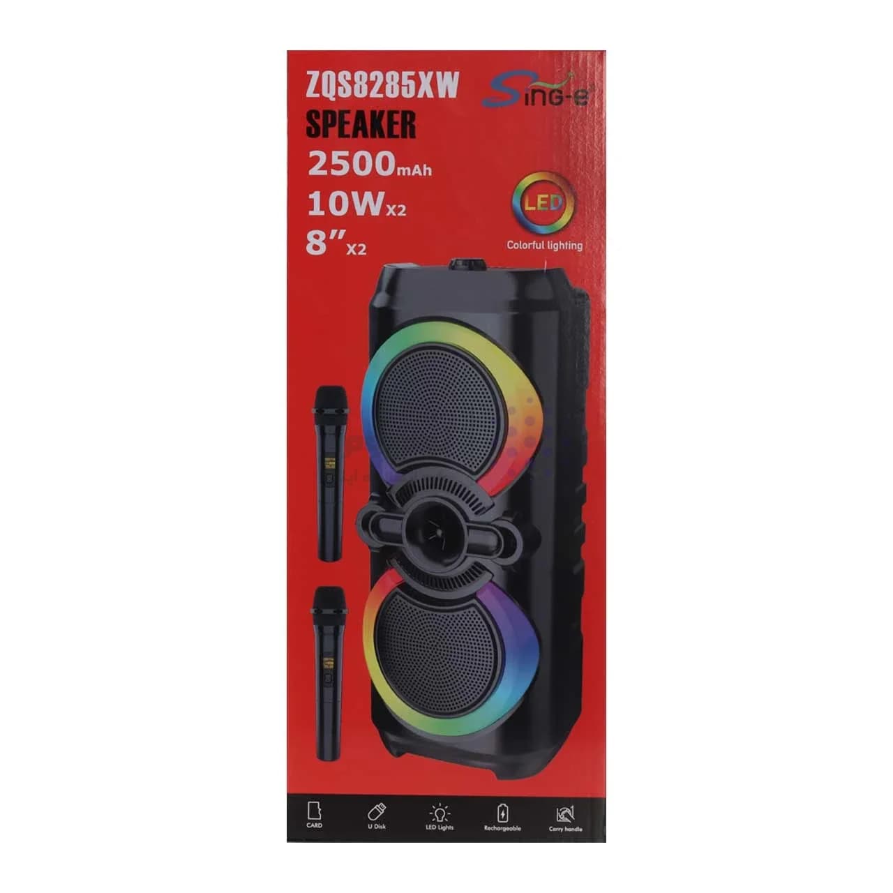 اسپیکر 20W بی سیم Sing-e مدل ZQS8285XW – مشکی — تصویر ۶