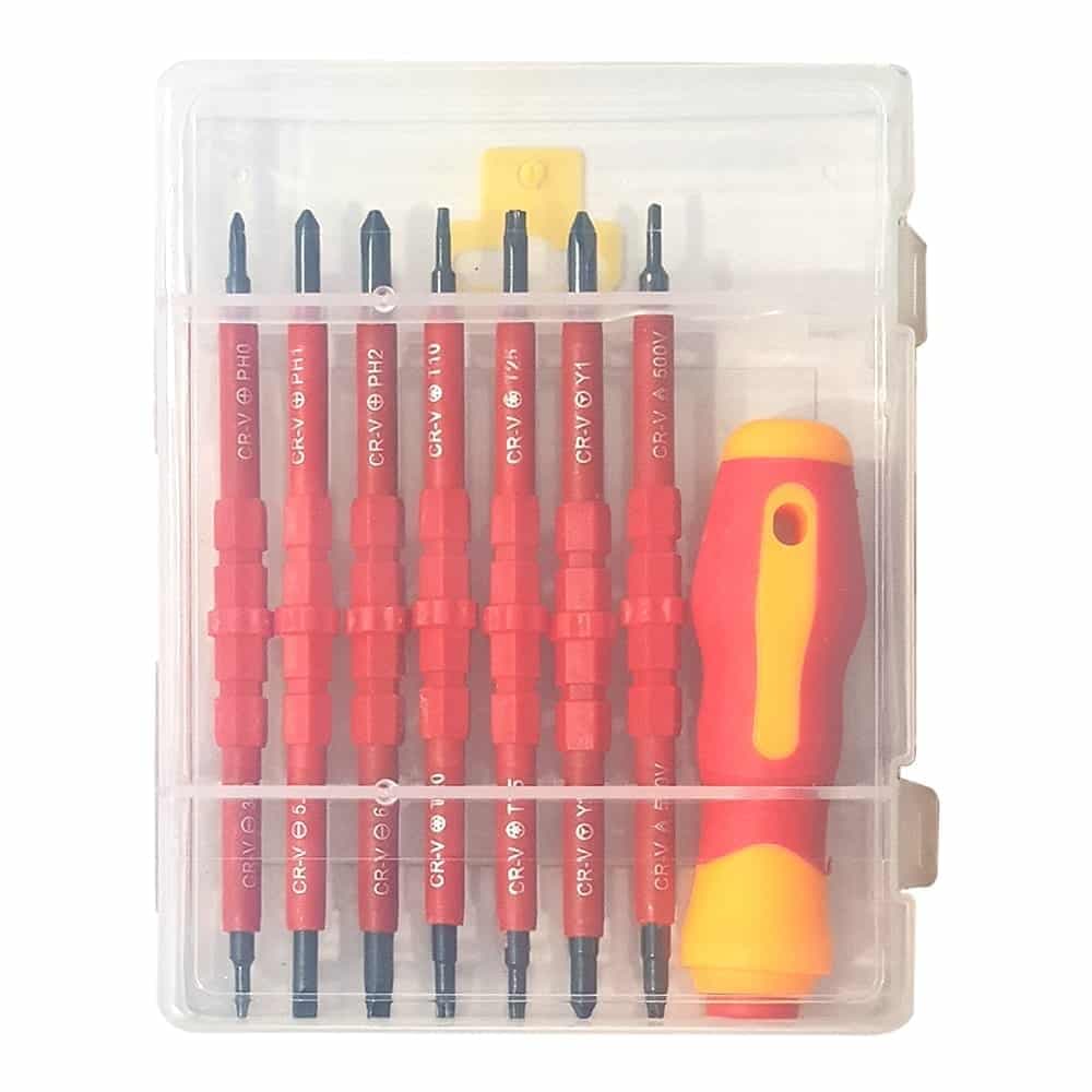 ست پیچگوشتی عایق دو سر مدل DG-1 مجموعه 8 عددی
