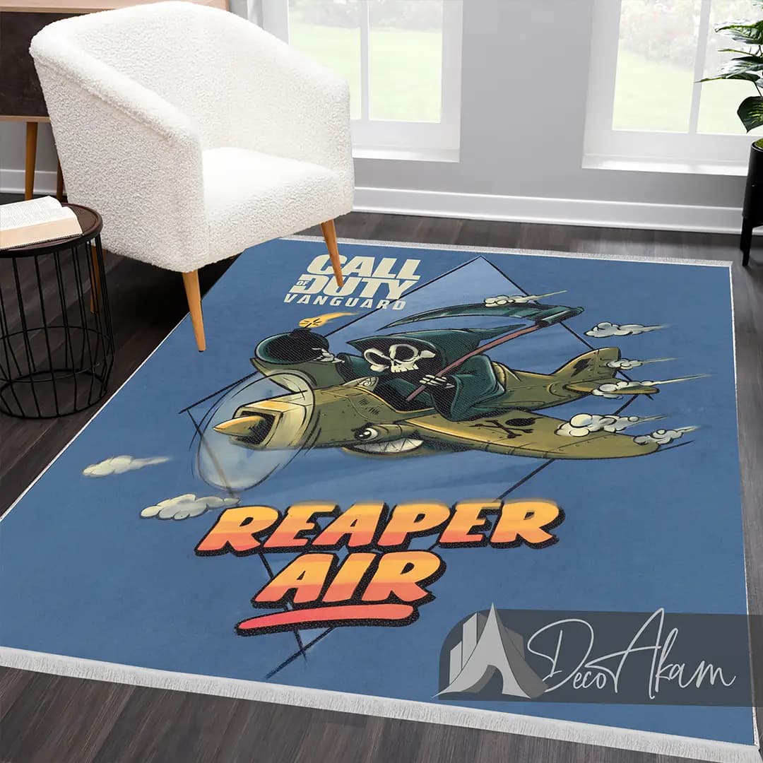 فرشینه کالاف دیوتی ونگارد طرح هواپیماهای جنگی Reaper Air کد DA-(7092) | فرش گیمینگ — تصویر ۷