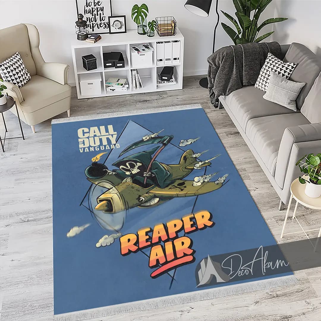 فرشینه کالاف دیوتی ونگارد طرح هواپیماهای جنگی Reaper Air کد DA-(7092) | فرش گیمینگ — تصویر ۳
