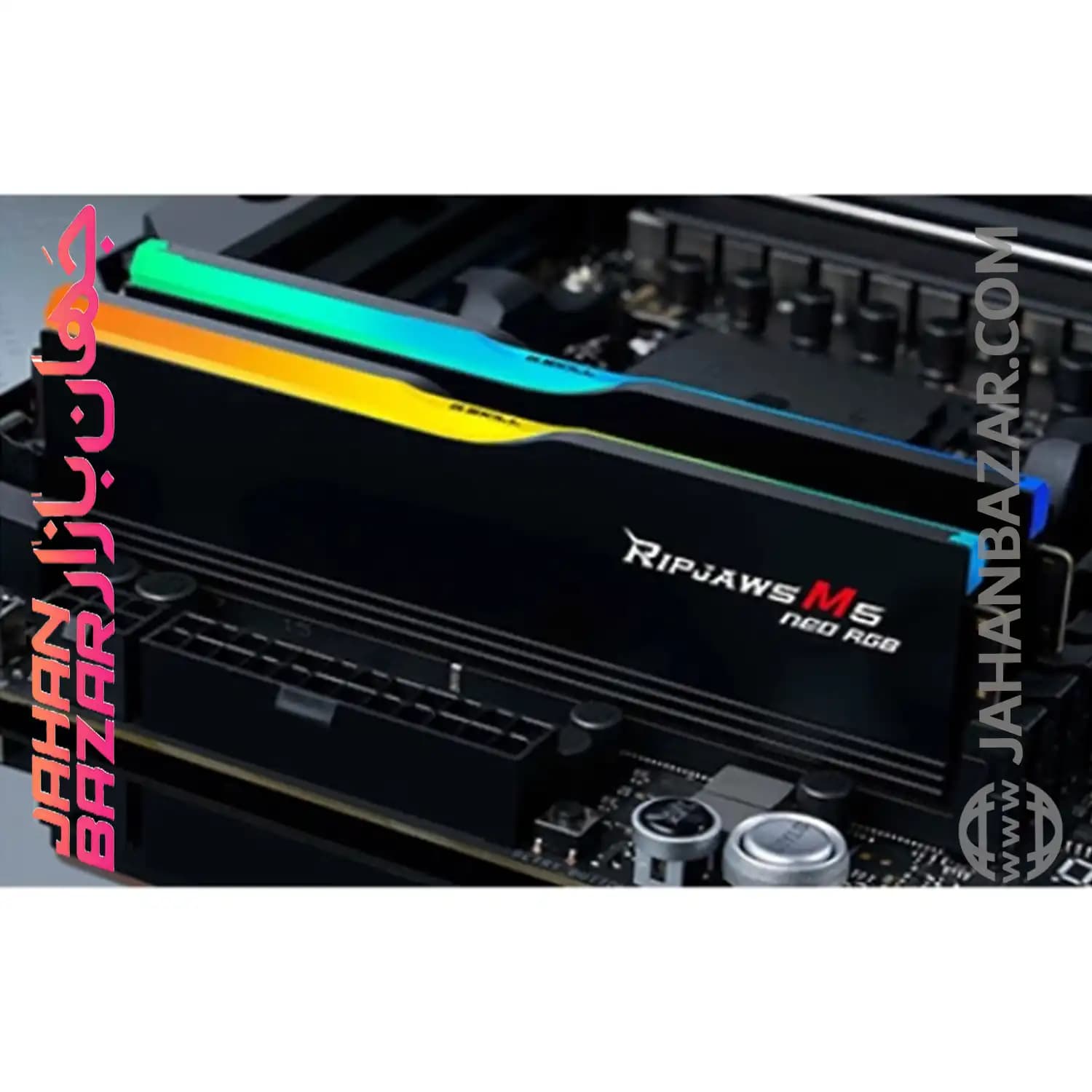 رم دسکتاپ جی اسکیل DDR5 دو کاناله MHz 6000 G.Skill RIPJAWS M5 NEO RGB ظرفیت CL36 32GB — تصویر ۲