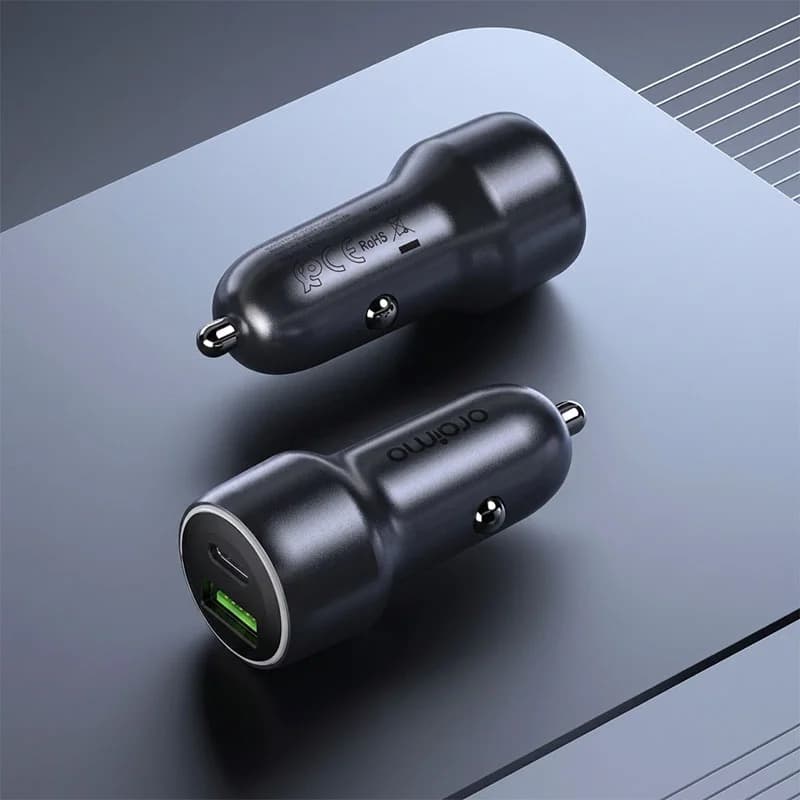 درگاه شارژر فندکی دو تایی 48 وات اورایمو (Oraimo) مدل BULLET 48 OCC-73D — تصویر ۶