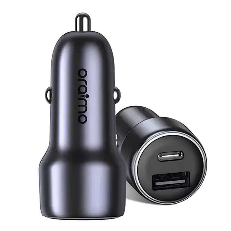 درگاه شارژر فندکی دو تایی 48 وات اورایمو (Oraimo) مدل BULLET 48 OCC-73D — تصویر ۲
