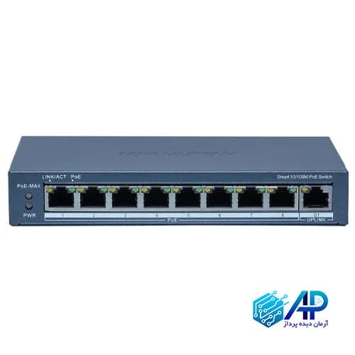 سوئیچ شبکه 8 پورت هایک ویژن مدل DS-3E1309P-EI