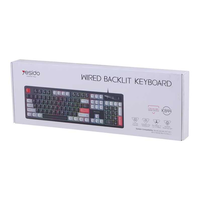 کیبورد سیم دار یسیدو مدل Yesido KB44 — تصویر ۴