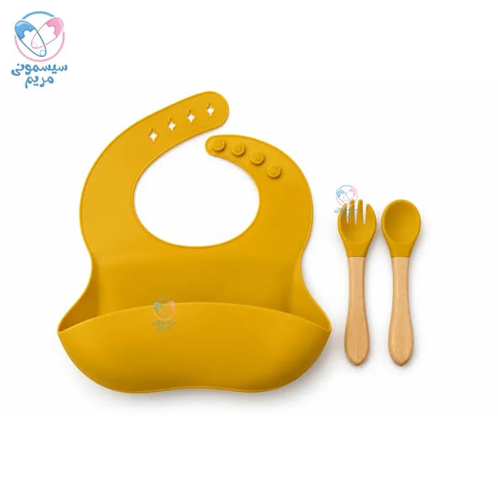 ست ظرف غذا 7 تیکه چسبان سیلیکونی اونلی بیبی Only Baby — تصویر ۸