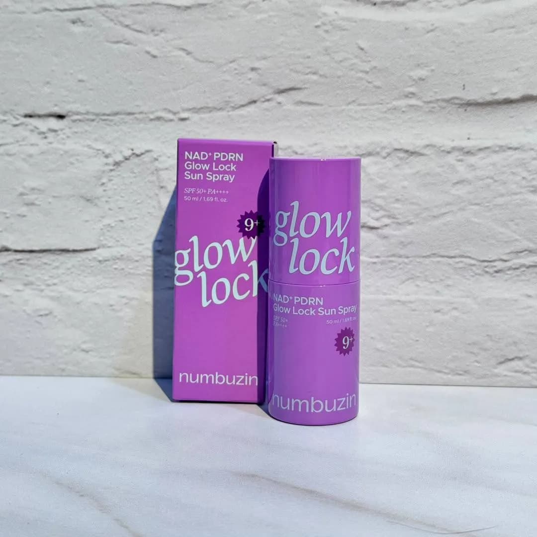 اسپری ضد آفتاب شماره 9 NAD+ و PDRN نامبوزین 50 میل Numbuzin No.9 Glow Lock NAD+ PDRN Sun Spray