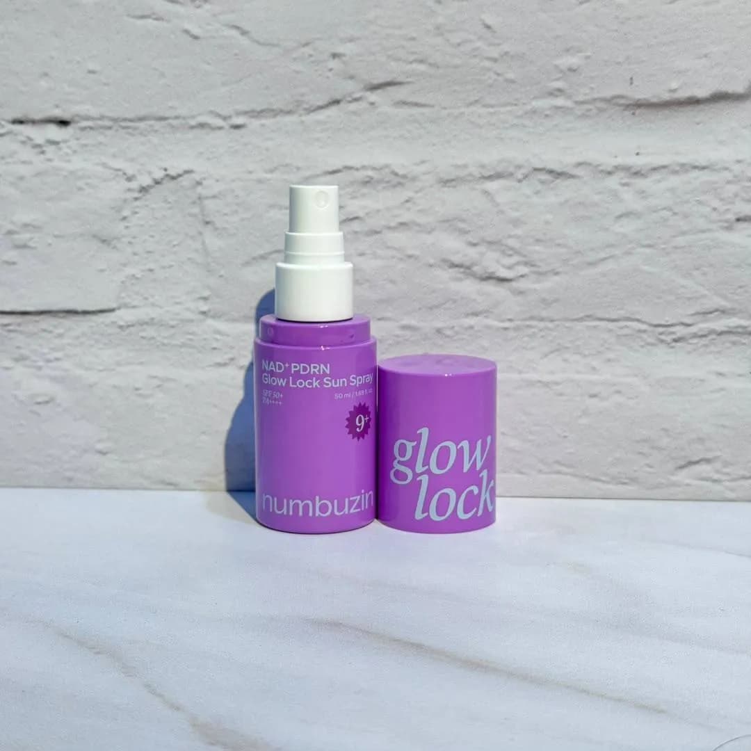 اسپری ضد آفتاب شماره 9 NAD+ و PDRN نامبوزین 50 میل Numbuzin No.9 Glow Lock NAD+ PDRN Sun Spray — تصویر ۴