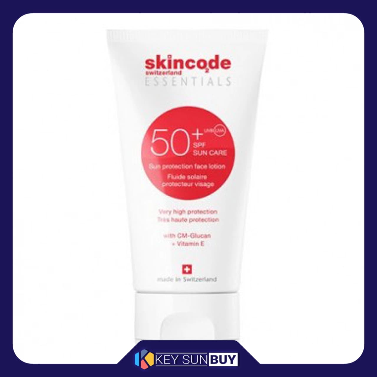 مراقبت پوست کرم ضدآفتاب اسکین کد مدل Sun Protection Face Lotion SPF 50 حجم 50 میلی لیتر