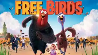 مجموعه dvd دو زبانه فارسی و انگلیسی انیمیشن FREE BIRDS