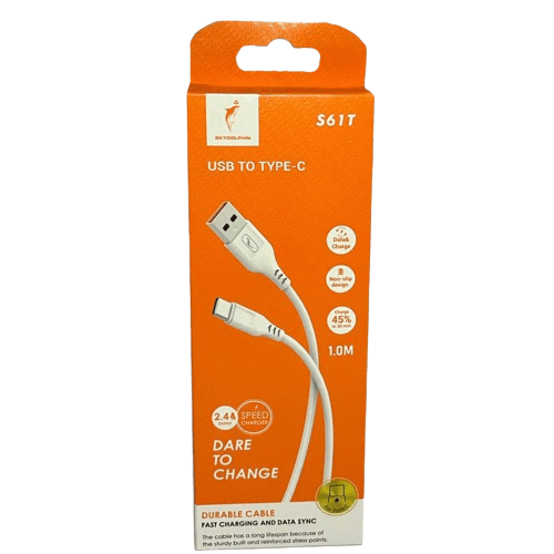 کابل شارژ تایپ سی اندروید BK-YDOLPHIN مدل S61T
