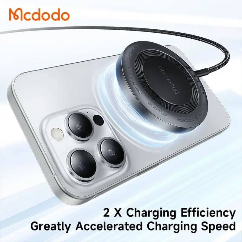 شارژر وایرلس 15 وات مگ سیف مک دودو مدل Mcdodo CH-549 — تصویر ۲