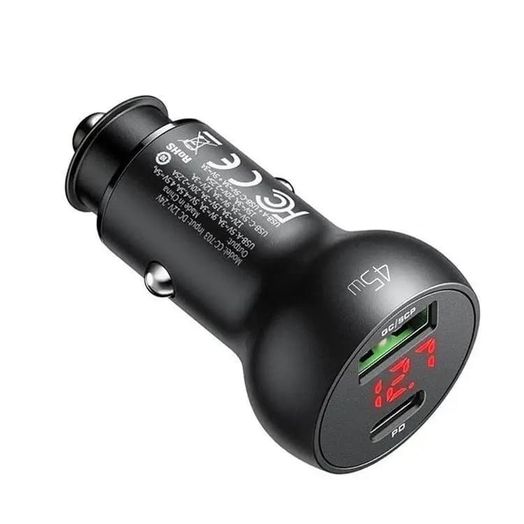 شارژر فندکی فست شارژ 45 وات مک دودو Mcdodo CC-703 — تصویر ۳
