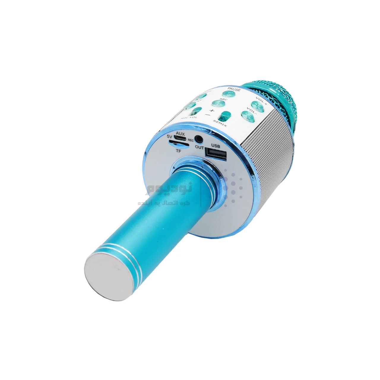 اسپیکر میکروفون First مدل F69 – آبی – MMS (گارانتی شش ماهه YA) — تصویر ۳