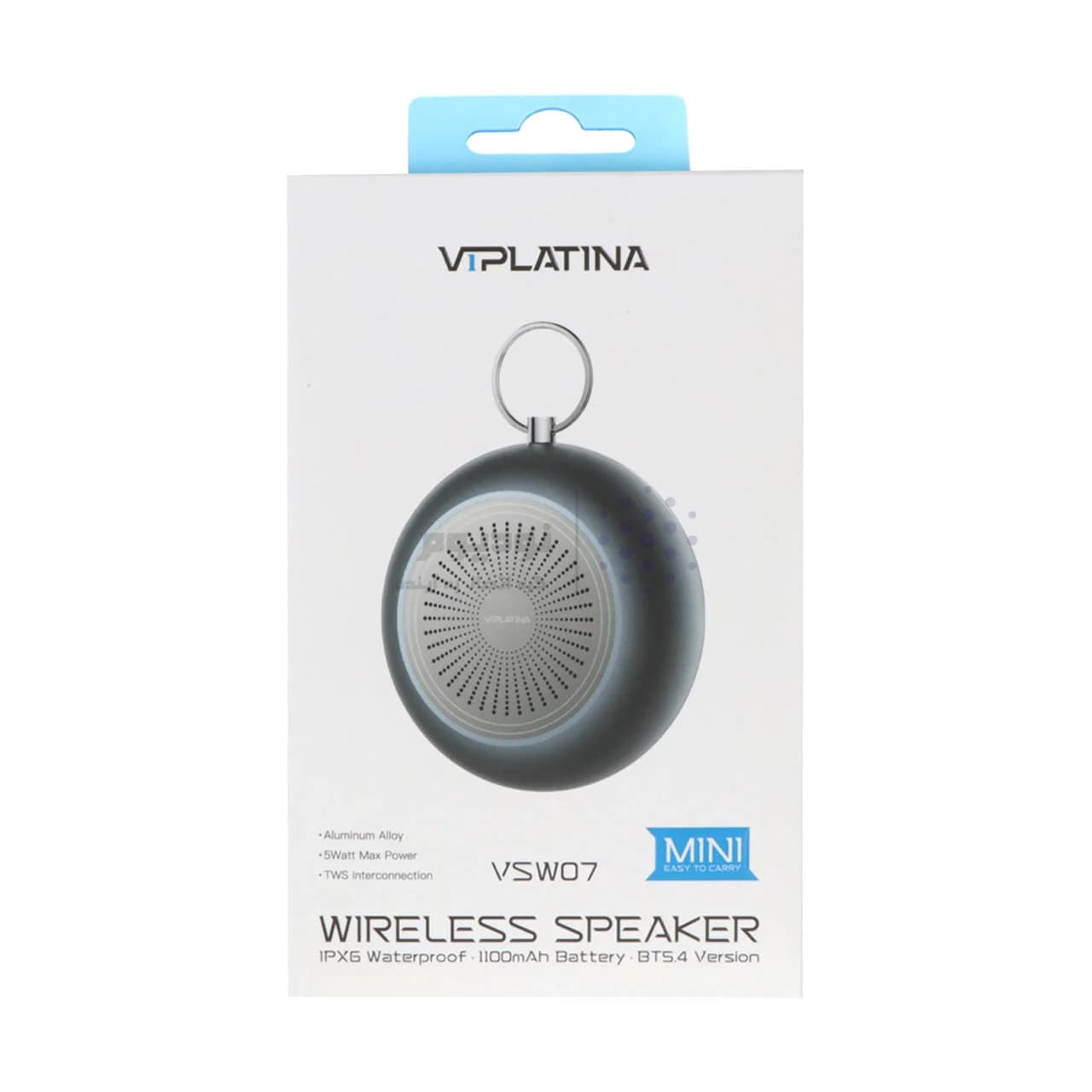 اسپیکر بی سیم 5وات ضد آب VIPLATINA مدل VSW07 – مشکی (گارانتی 18 ماه تعویض نیکان همراه) — تصویر ۶