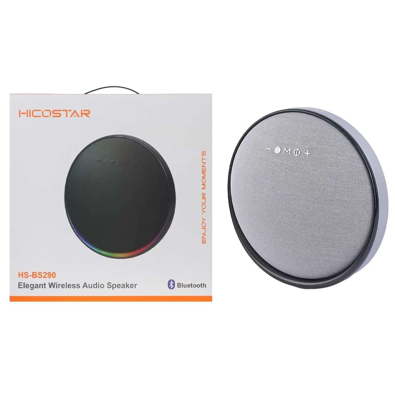 اسپیکر بی سیم Hicostar مدل HS-BS290 40W – خاکستری