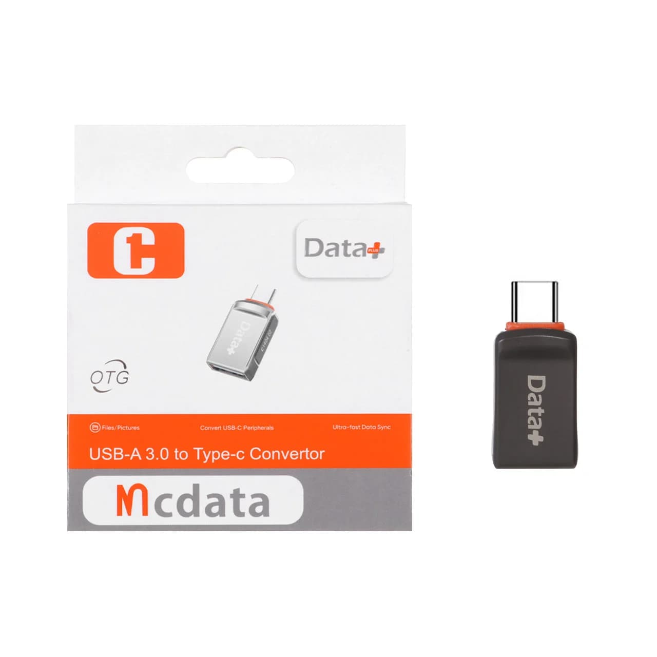 تبدیل Data Plus Type-C To USB3.0 مدل mcdata C1 – خاکستری (گارانتی IPM)