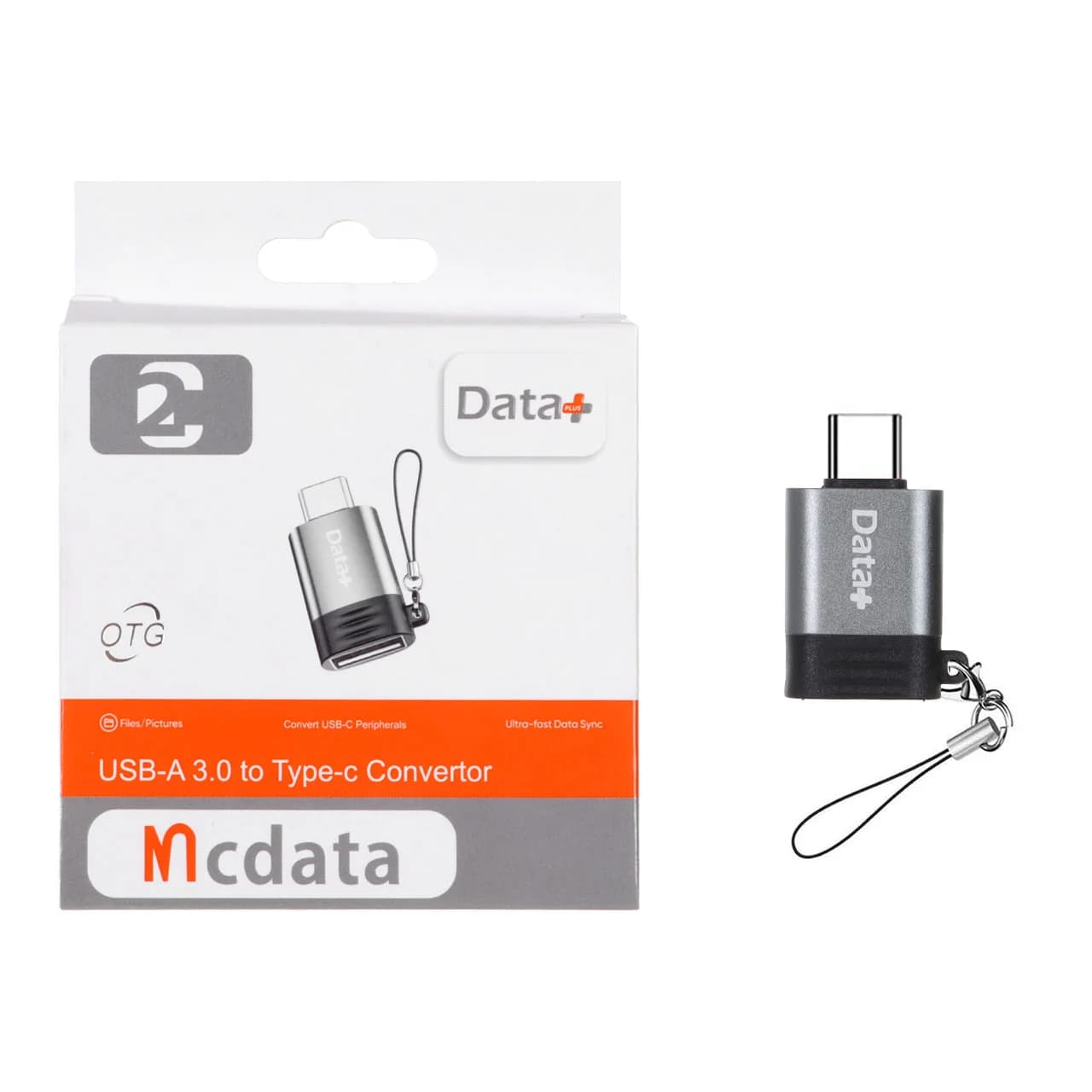 تبدیل Data Plus Type-C To USB3.0 مدل mcdata C2 – خاکستری (گارانتی IPM)