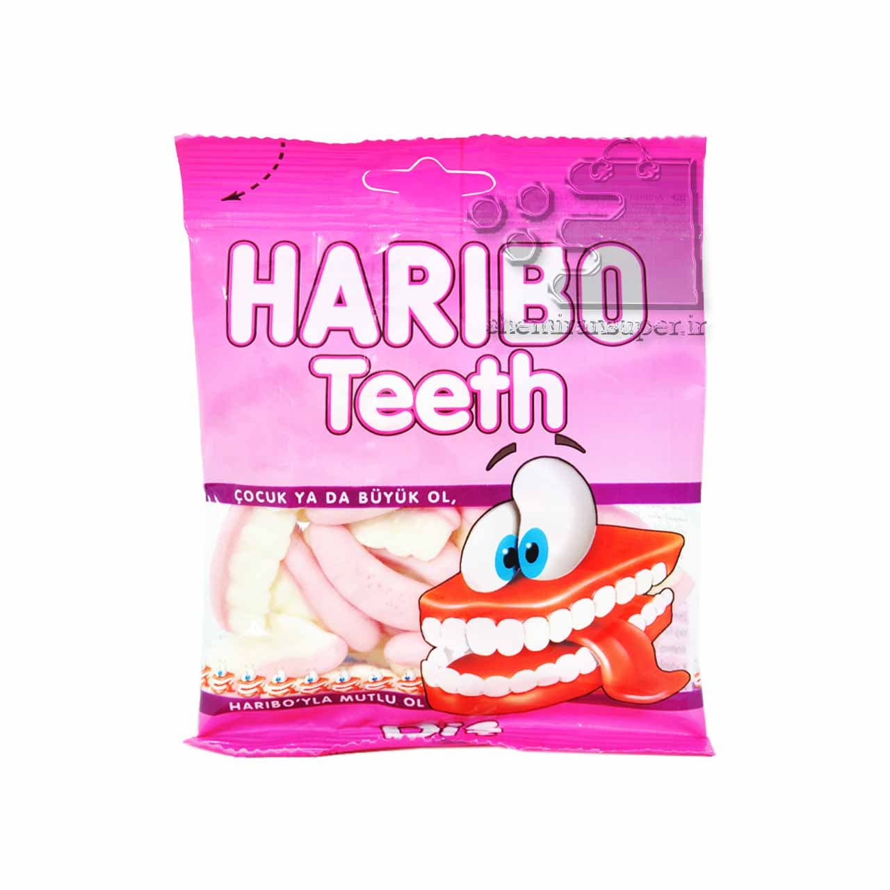 پاستیل دندونی ۸۰ گرم هاریبو – haribo