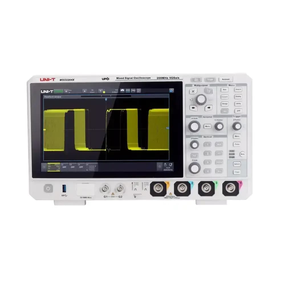 اسیلوسکوپ ترکیبی دیجیتالی یونی تی مدل +UNI-T MSO2204X