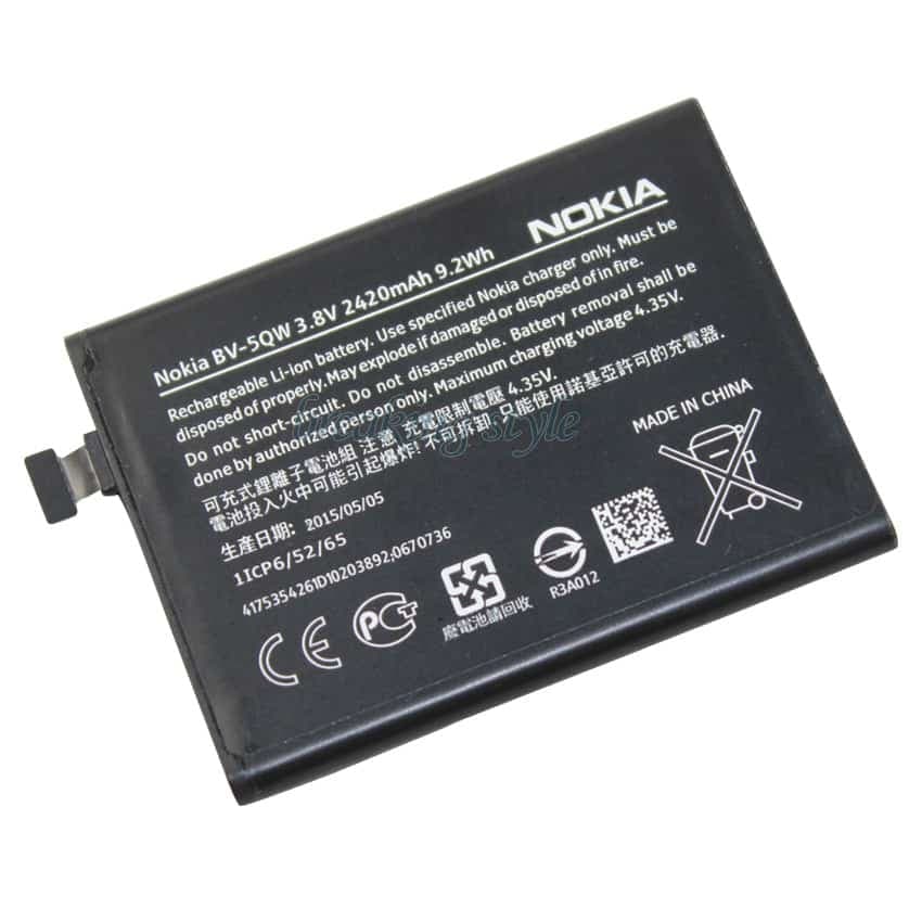 باتری نوکیا Nokia Lumia 930 مدل BV-5QW — تصویر ۲