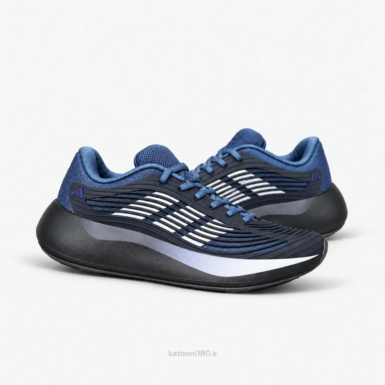 کتونی آدیداس هایپربوست پیورچیل گرادینت سورمه ای مشکی Adidas Hyperboost Purechill Gradient Navy Black — تصویر ۷