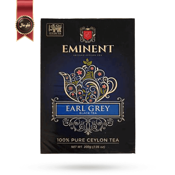 چای سیاه امیننت eminent مدل ارل گری earl grey وزن 200 گرم (اورجینال)