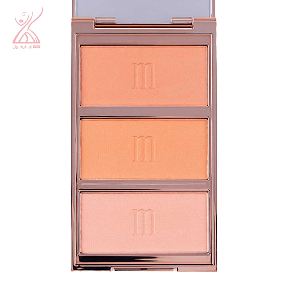 پالت رژگونه 3 رنگ شماره 430 میچانو Michano Blush Palette — تصویر ۲