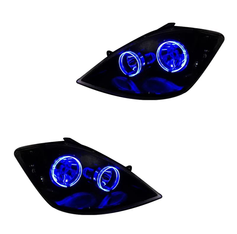 چراغ جلو خودرو گروه پژوهش صنعت مدرن مدل 3D-Ring-B فولکالر مناسب برای تیبا بسته دو عددی — تصویر ۵