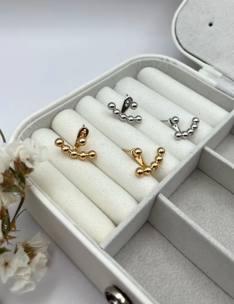 گوشواره ژوپینگ طرح گوی