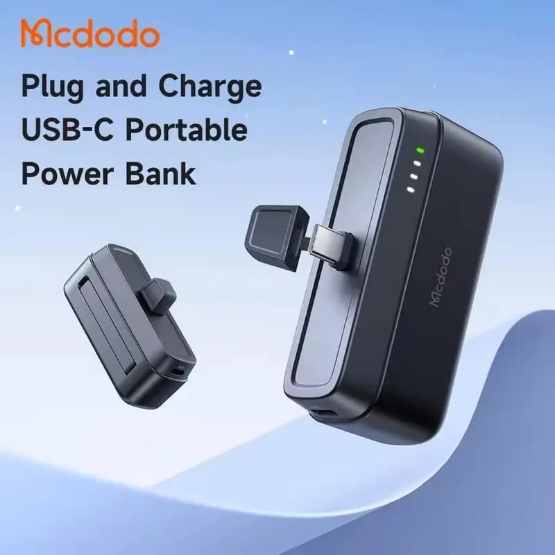 پاوربانک 5000 هزار 20 وات کانکتور تایپ-سی مک دودو MCDODO MC-6302 — تصویر ۲