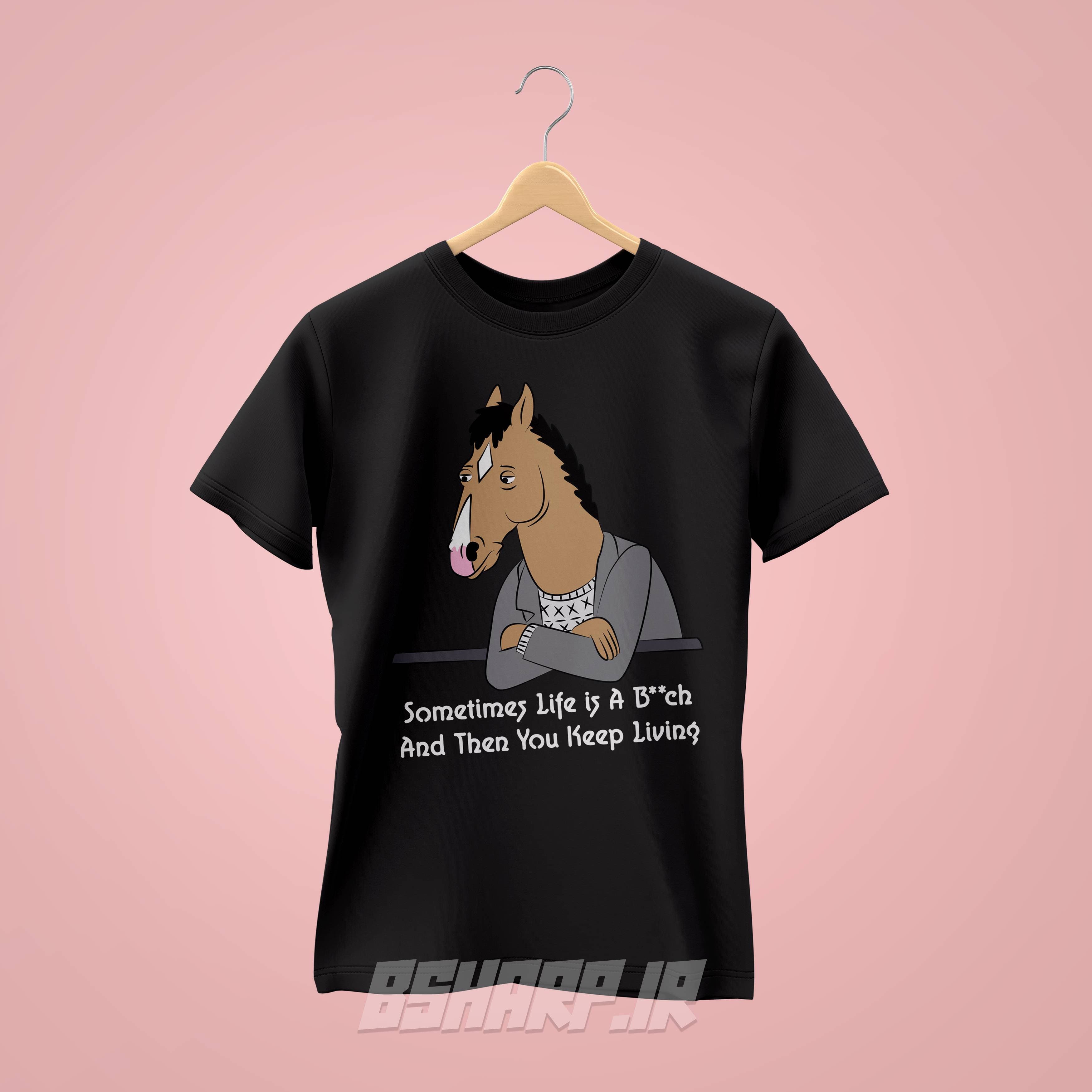 تیشرت Bojack Horseman طرح You Keep Living