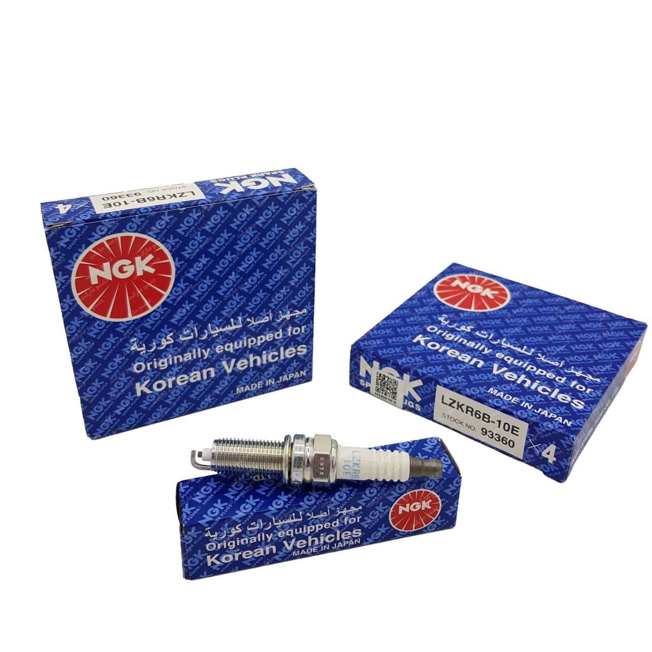 شمع خودرو LZKR6B-10E 93360 ساده نیکل یورو 4 انجیکا – NGK (اصلی) — تصویر ۲