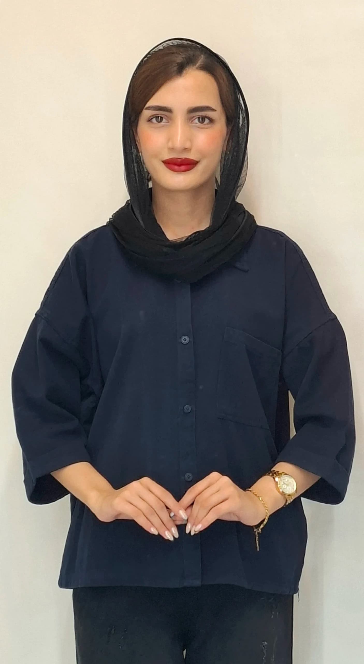 مانتو کتان باکسی(زنانه) — تصویر ۵