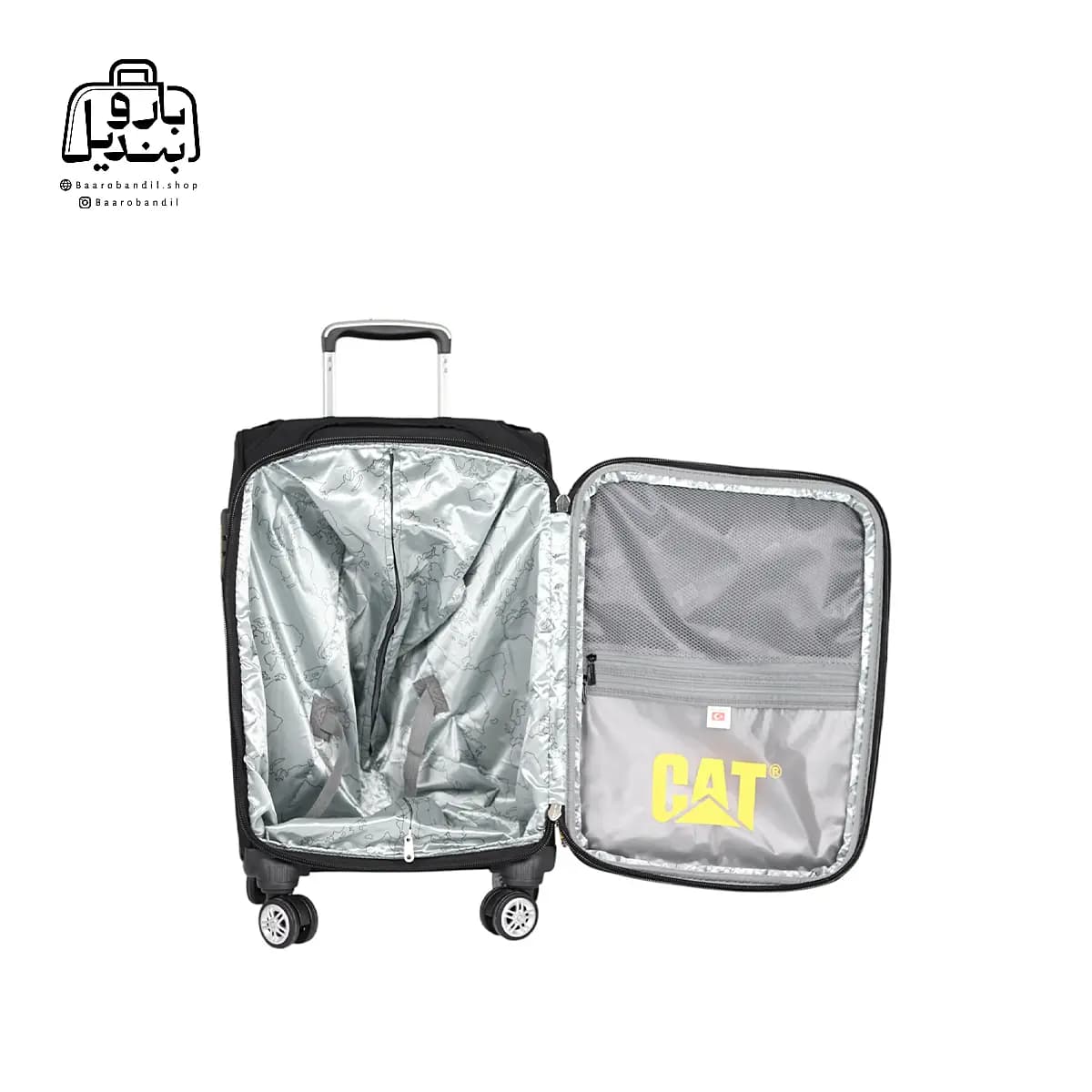 چمدان سایز متوسط برزنتی اقتصادی کاترپیلار Caterpillar — تصویر ۵