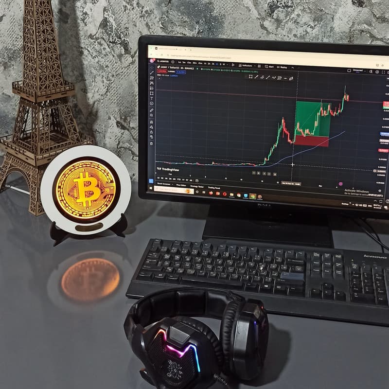 تابلو نوری گیم دکور طرح Bitcoin مدل بیت کوین — تصویر ۵