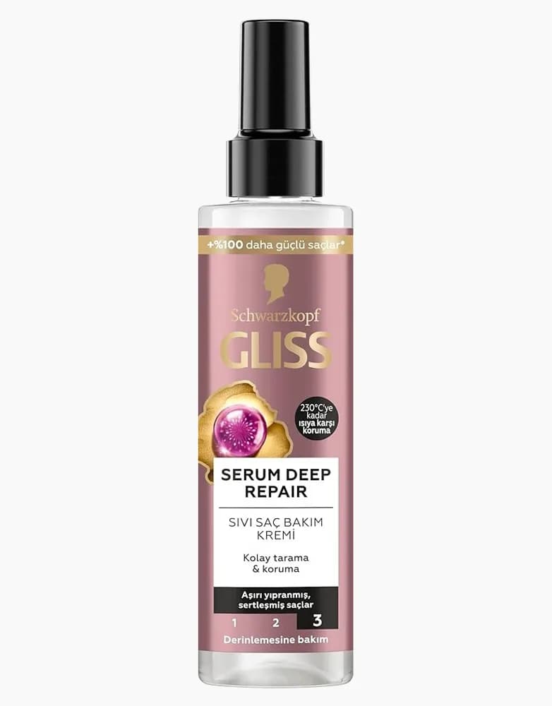 اسپری مو دو فاز گلیس مدل SERUM DEEP REPAIR | حجم 200 میل