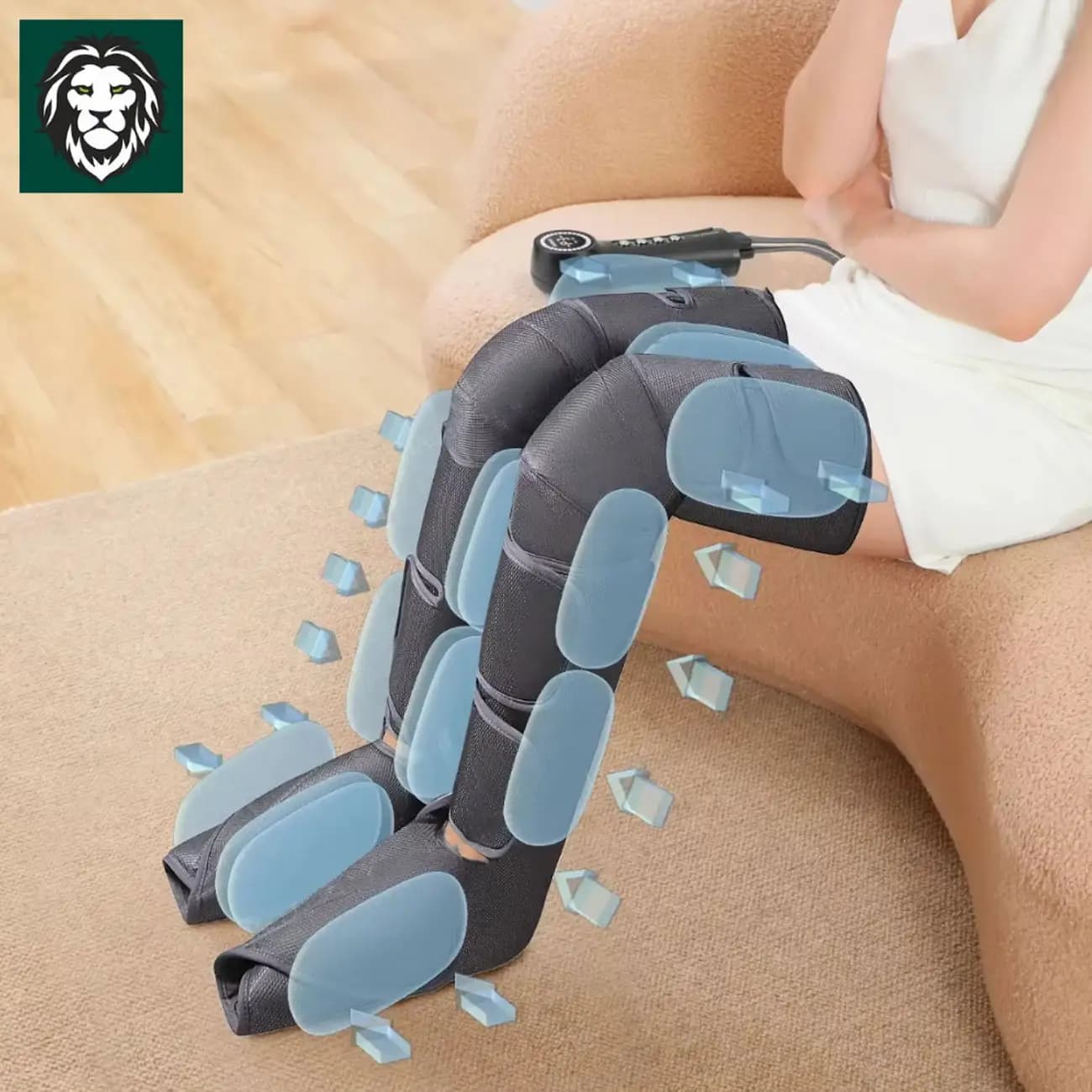 ماساژور پا با فشار هوا گرین لاین Green Lion Air Pressure Leg Massager — تصویر ۴