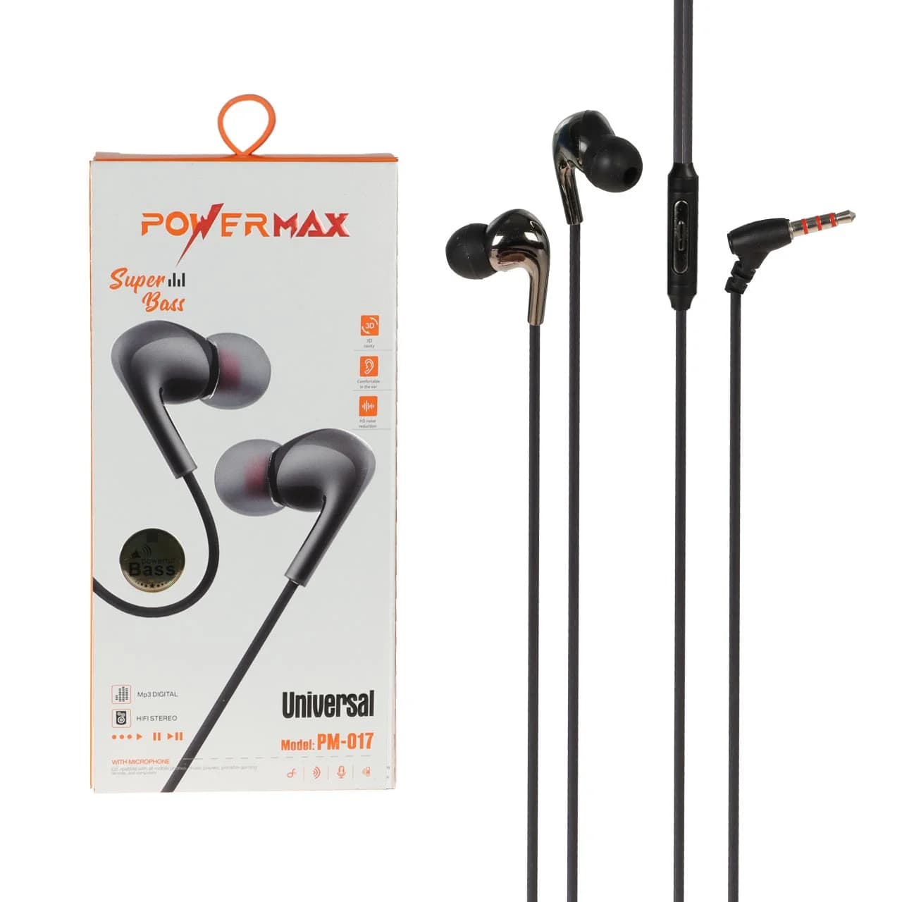 هندزفری باسیم Power Max مدل PM-017 – مشکی