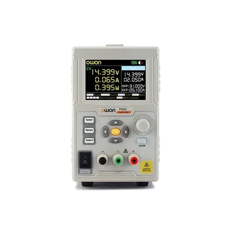 منبع تغذیه دیجیتال تک کانال اوون مدل OWON P4305 — تصویر ۲