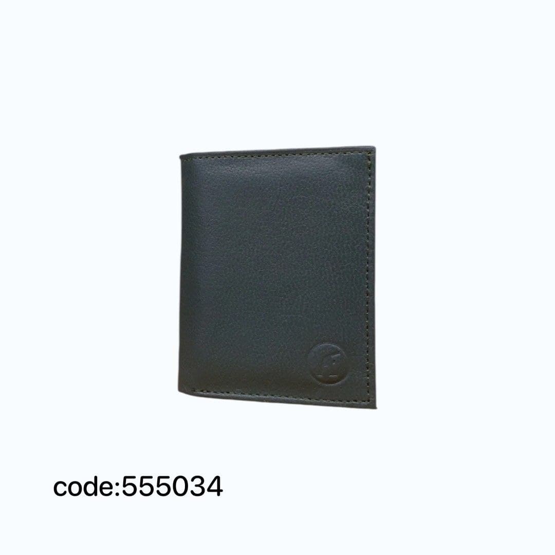کیف پول دکمه ای چرم طبیعی مدل سه لت G109 کد 555034