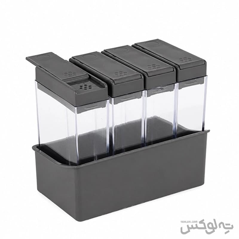 جا ادویه ای 4 تایی استند دار — تصویر ۵